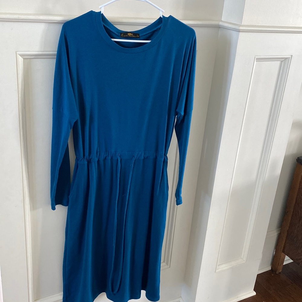 Turquoise Blue Casual Dress